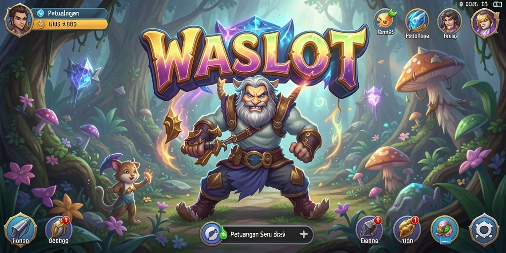 Tampilan gameplay WASLOT yang menakjubkan dan menantang.